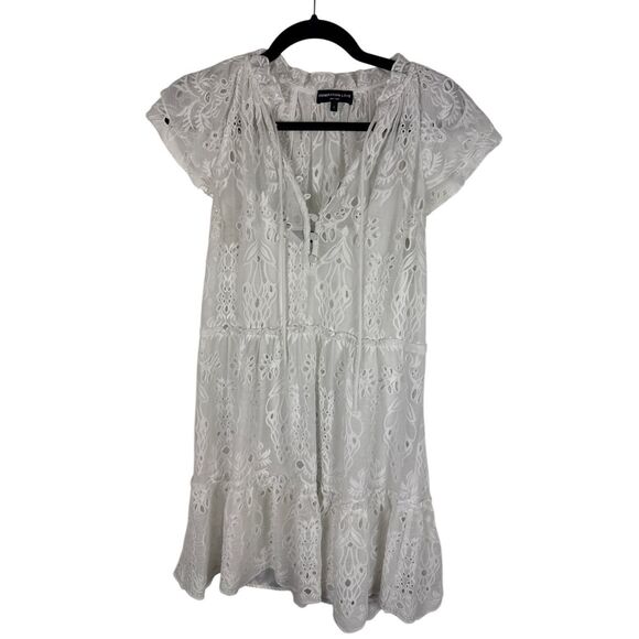 Generation Love Dresses & Skirts - Generation Love White Eyelet Dress- Size S